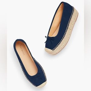 Talbots Quinn Suede Platform Espadrilles